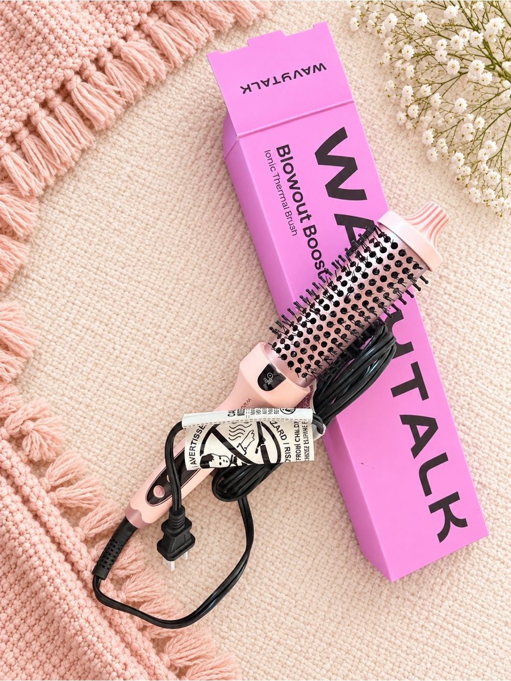 NEW Pink Ionic Thermal Round Brush - Blowout Booster